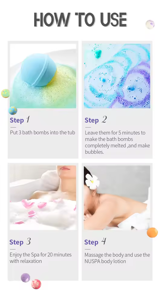 Sea Salt Bath Bombs Set - view 6