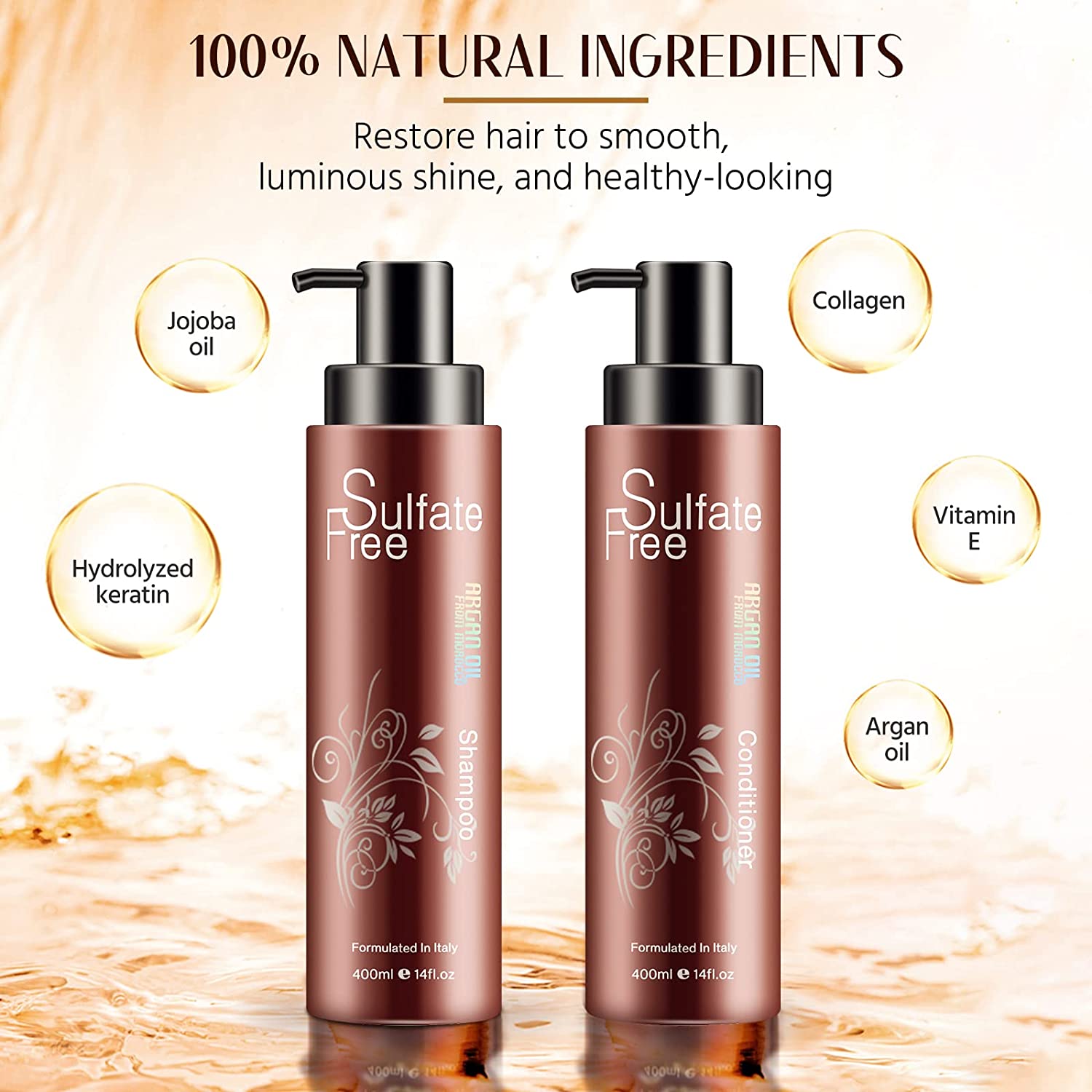 Argan Oil Sulfate-Free Repair Shampoo - view 12