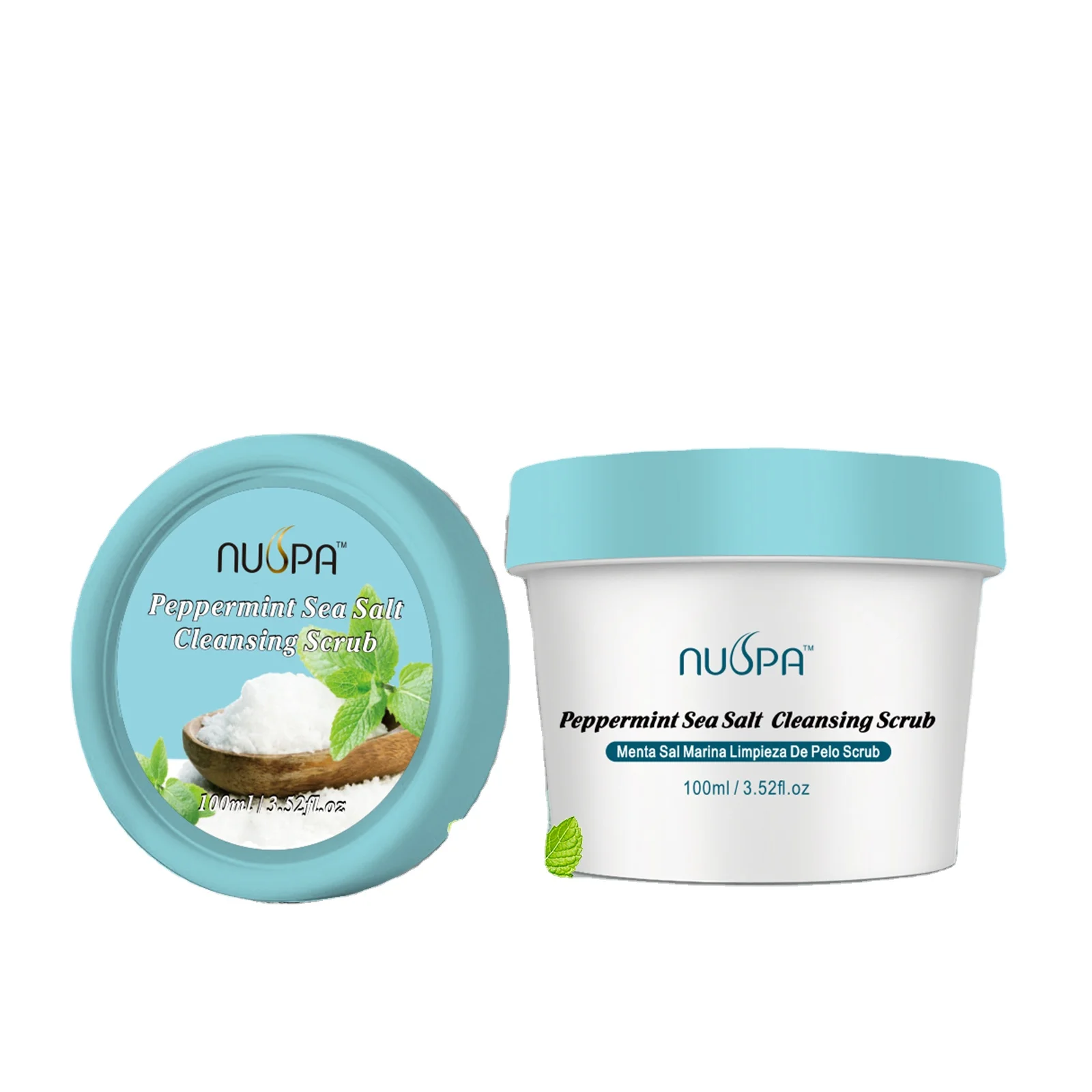 Peppermint Sea Salt Scalp Scrub
