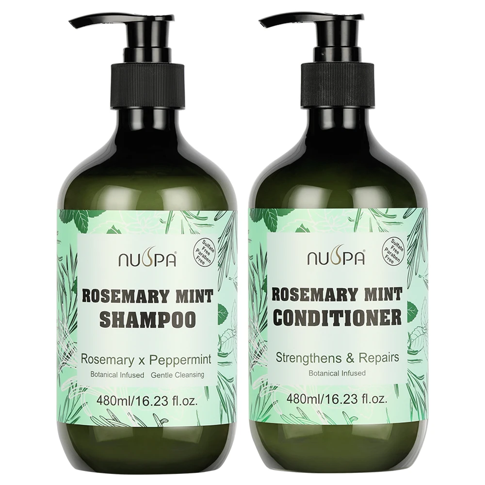 Rosemary Mint Strengthening Shampoo & Conditioner