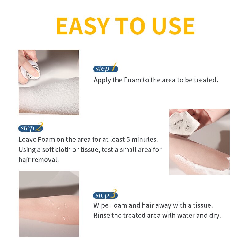 Natural Hair Removal Spray Foam - view 12