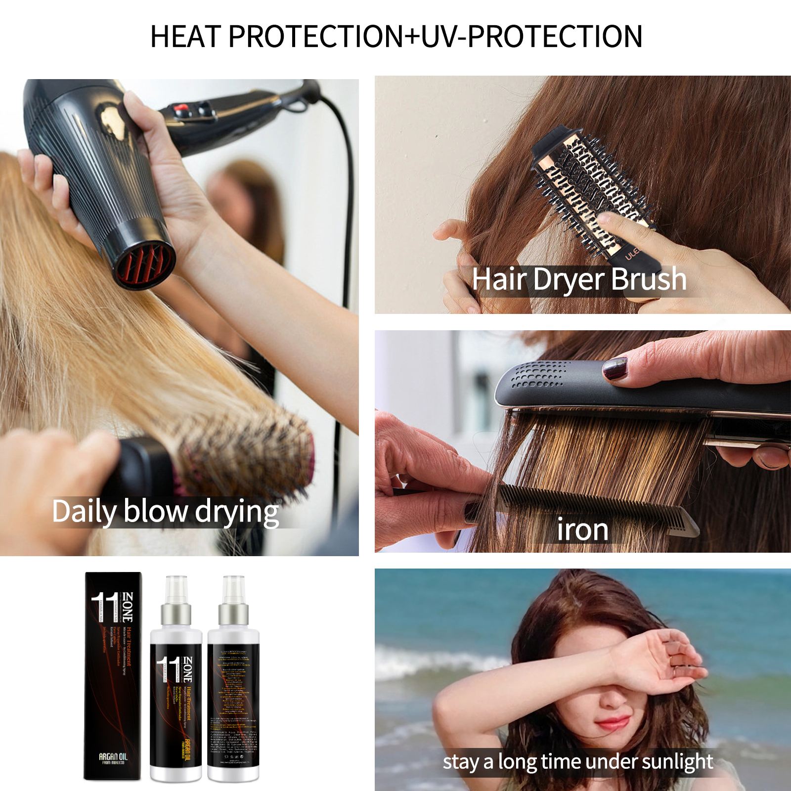 Argan Oil 11-in-1 Heat Protection Spray - view 10