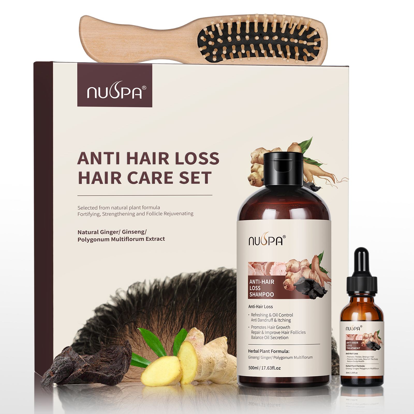 Ginger Anti Hair Loss Growth Hair Oil - view 12