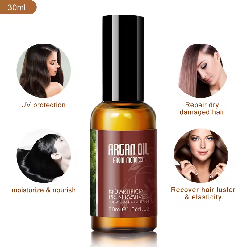 Moroccan Argan Oil Damaged Hair Repair Serum - view 4
