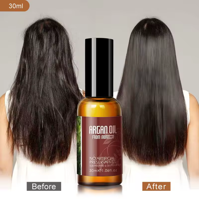 Moroccan Argan Oil Damaged Hair Repair Serum - view 5