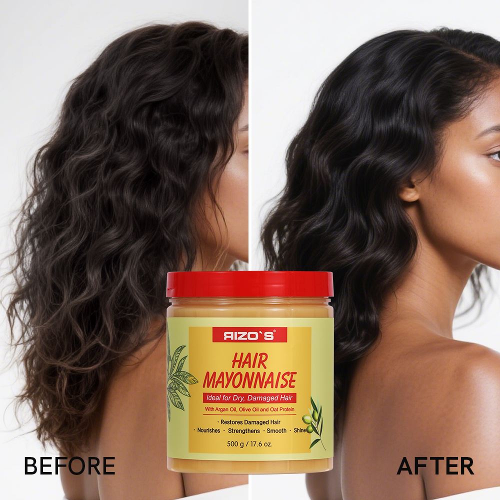 500g Olive Oil Mayonnaise Curly Hair Mask - view 12
