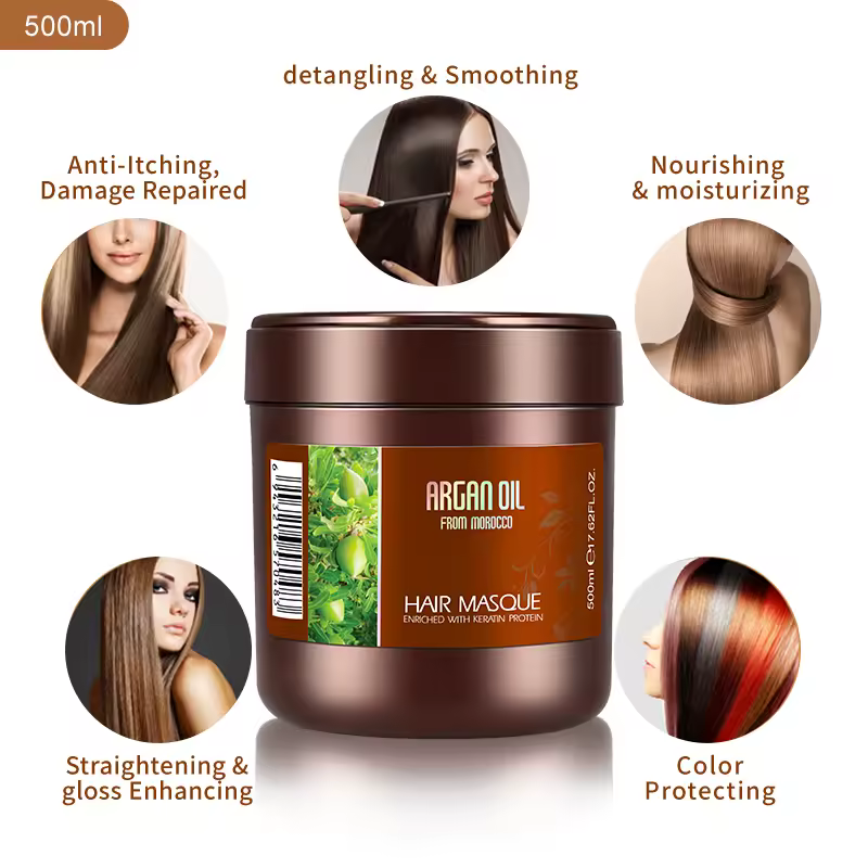 Keratin Argan Oil Repair Hair Mask - view 4