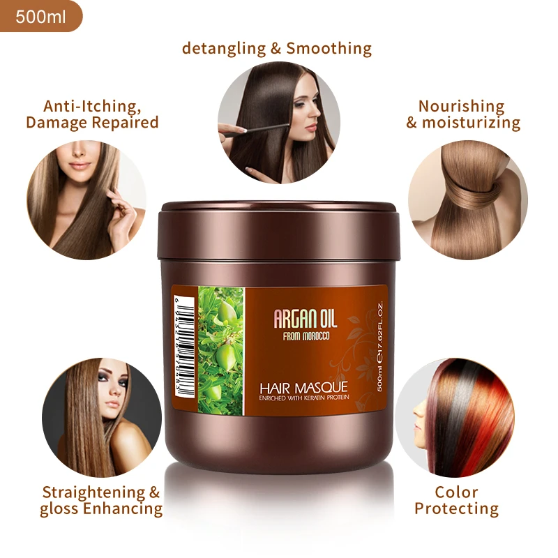 Keratin Argan Oil Repair Hair Mask - view 11