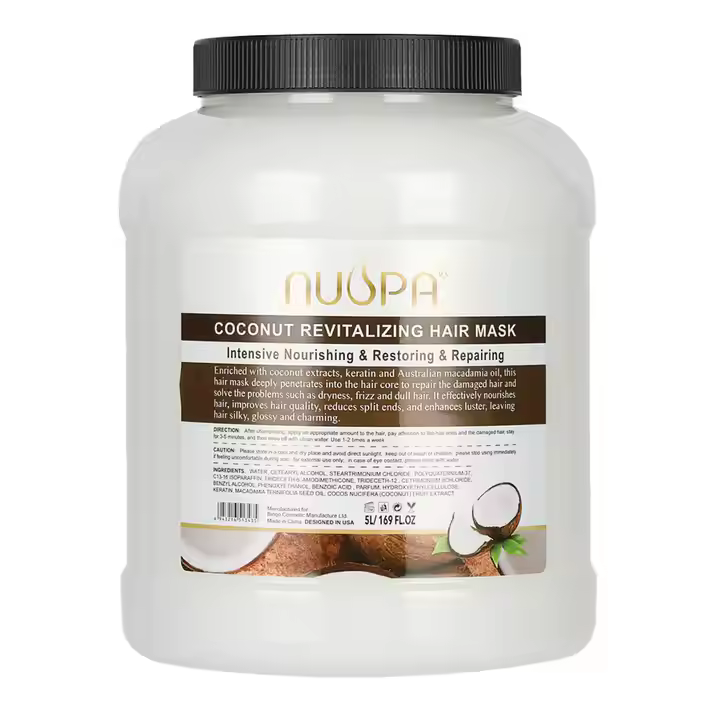 5L Nuspa Salon Hair Mask Cream Vegan Formula Organic Strawberry - view 8