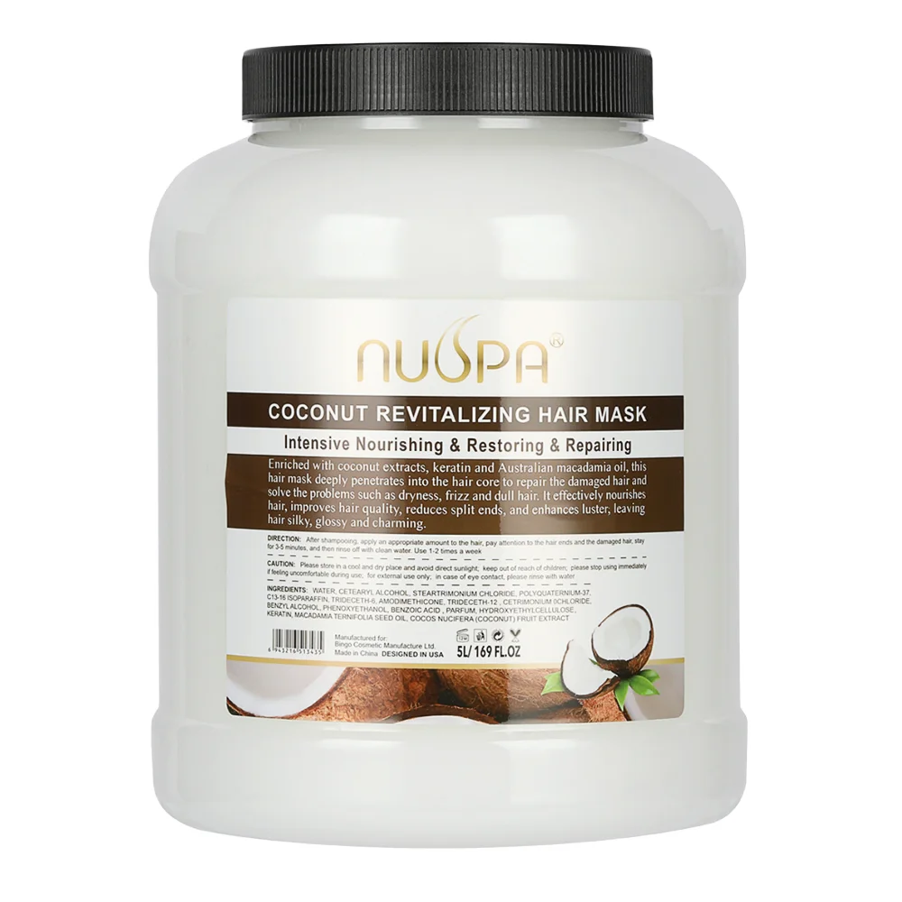 5L Nuspa Salon Hair Mask Cream Vegan Formula Organic Strawberry - view 9